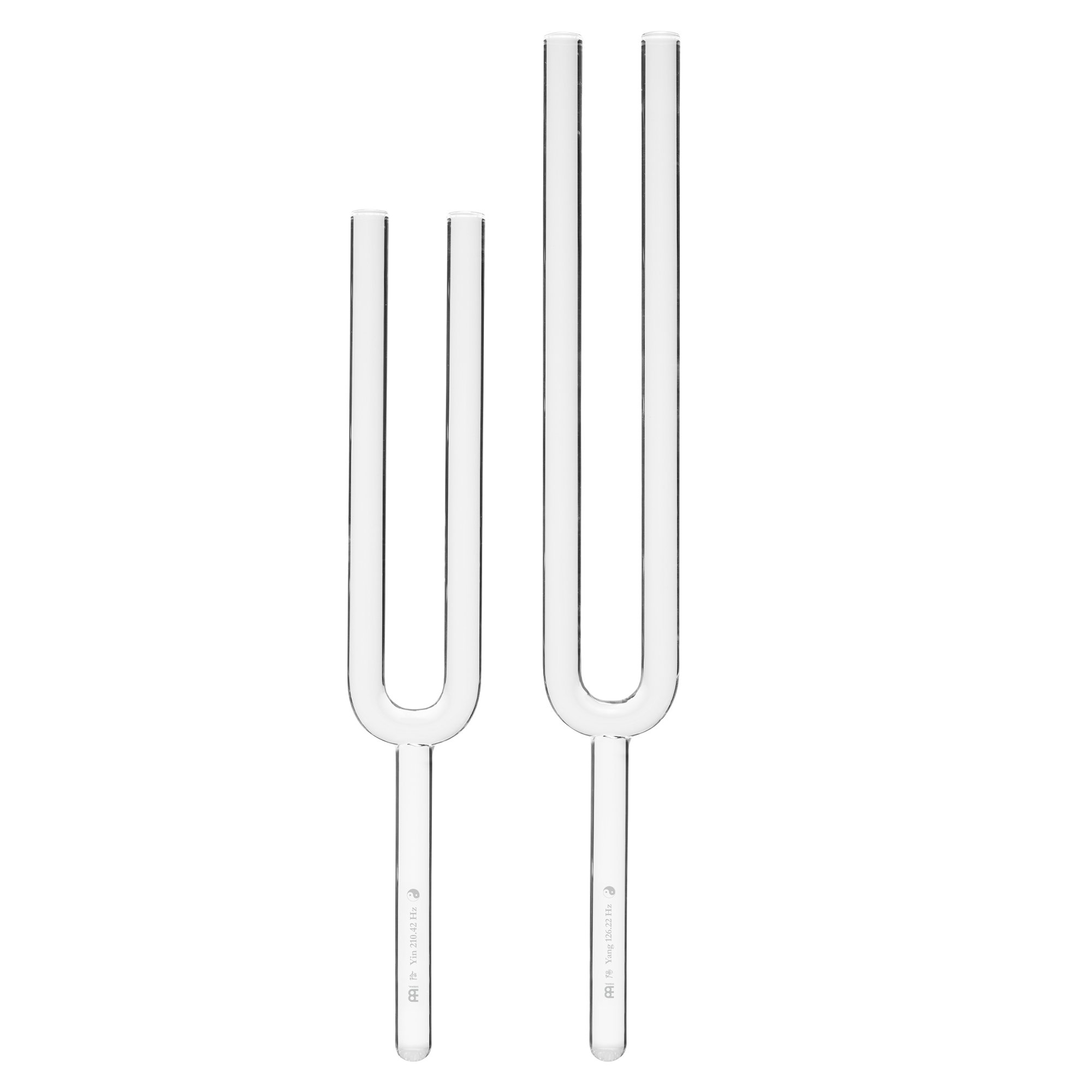 2-teiliges TCM Crystal Tuning Fork Yin & Yang Set